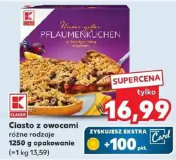 Kaufland Ciasto z owocami K-Classic oferta