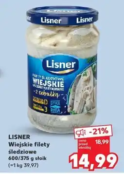 Kaufland Wiejskie filety śledziowe Lisner oferta