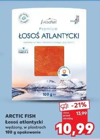 Kaufland Łosoś atlantycki wędzony w plastrach Arctic Fish oferta