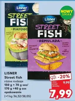 Kaufland Street Fish, różne rodzaje Lisner oferta