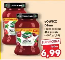 Kaufland Dżem Łowicz, różne rodzaje oferta