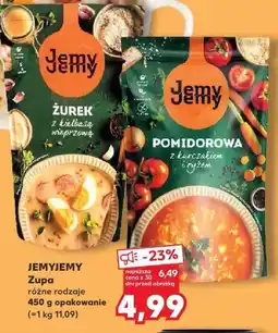 Kaufland Zupa JEMYJEMY różne rodzaje oferta