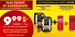 Biedronka Zestaw: Lasagne Donatello 400g + Napój gazowany Coca-Cola 330ml Donatello + Coca-Cola oferta