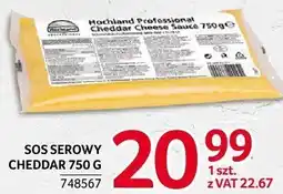 Selgros Sos serowy cheddar Hochland oferta