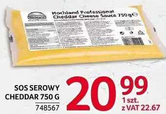 Selgros Sos serowy cheddar Hochland oferta