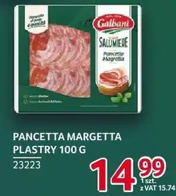 Selgros Pancetta margetta plastry Galbani oferta