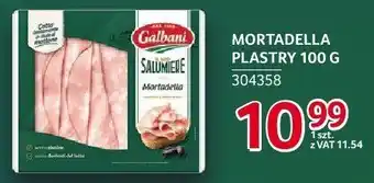 Selgros Mortadella plastry Galbani oferta