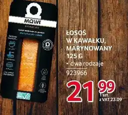 Selgros Łosoś w kawałku marynowany dwa rodzaje MOWI oferta