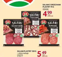 Selgros Salami plastry różne rodzaje Bell oferta