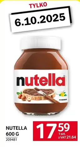 Selgros Krem Nutella oferta
