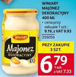 Selgros Majonez dekoracyjny Winiary oferta