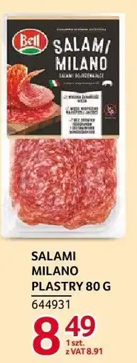 Selgros Salami milano plastry Bell oferta