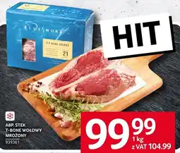 Selgros Stek T-bone wołowy mrożony Selgros oferta