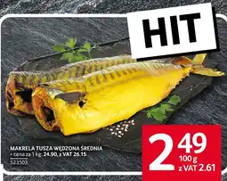Selgros Makrela tusza wędzona średnia Selgros oferta