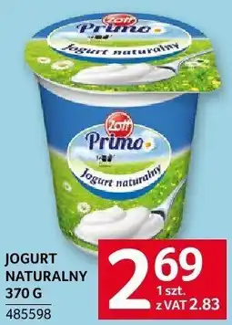 Selgros Jogurt naturalny 370g Prima oferta