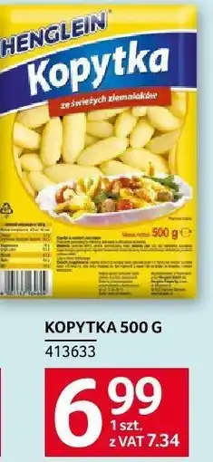Selgros Kopytka 500g Henglein oferta