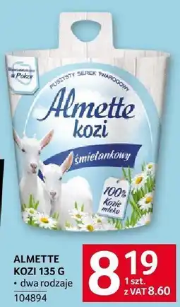 Selgros Ser kozi śmietankowy 125g Almette oferta