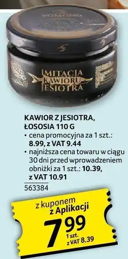 Selgros Kawior z jesiotra, łososia 110g Selgros oferta