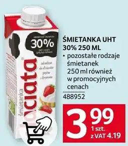 Selgros Śmietanka UHT 30% Selgros oferta