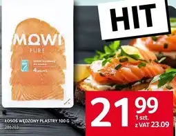 Selgros Łosoś wędzony plastry 100g Mowi Pure oferta