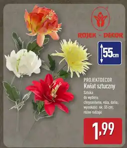 ALDI Kwiat sztuczny Projektdecor oferta