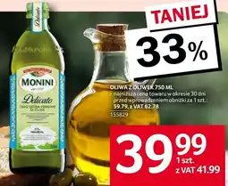 Selgros Oliwa z oliwek Monini Delicato 750ml oferta