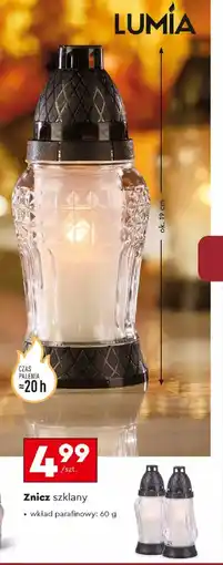 Biedronka Lumia znicz szklany oferta