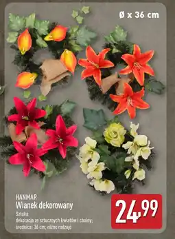 ALDI Wianek dekoracyjny Hanmar oferta