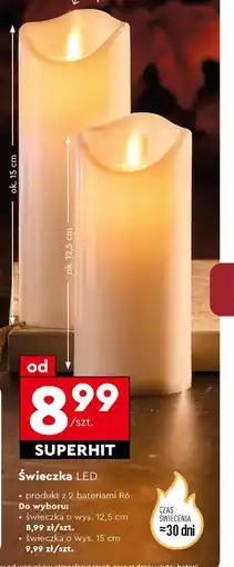 Biedronka Świeczka led oferta