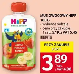 Selgros Mus owocowy Hipp oferta