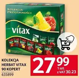 Selgros Herbata Vitax kolekcja 90 kopert oferta