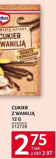 Selgros Cukier z wanilią Dr. Oetker oferta