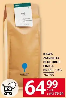 Selgros Kawa ziarnista Blue Drop Finca Brasil 1 kg oferta