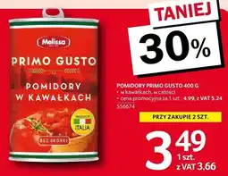 Selgros Pomidory w kawałkach 400 g Melissa Primo Gusto oferta
