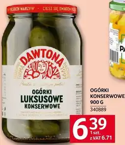 Selgros Ogórki luksusowe konserwowe Dawtona oferta