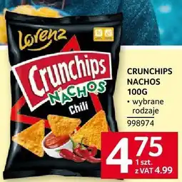Selgros Chipsy Crunchips Nachos 100g Lorenz oferta