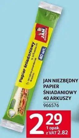 Selgros Papier śniadaniowy Jan Niezbędny 40 arkuszy oferta