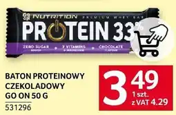 Selgros Baton proteinowy czekoladowy GO ON 50 g oferta