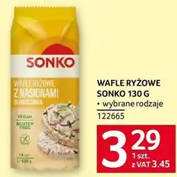 Selgros Wafle ryżowe Sonko 130g oferta