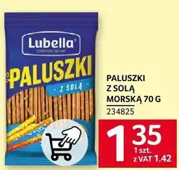 Selgros Paluszki z solą morską 70g Lubella oferta