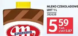 Selgros Mleko czekoladowe UHT Mlekovita oferta