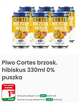 Dino Piwo Cortes brzosk. hibiskus 330ml 0% puszka oferta
