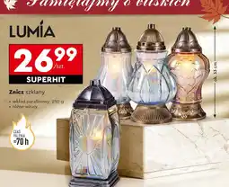 Biedronka Znicz szklany 250 g 70 h Lumia oferta