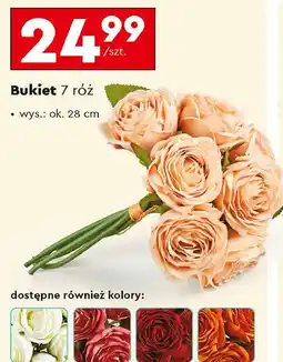 Biedronka Bukiet 7 róż 28 cm oferta