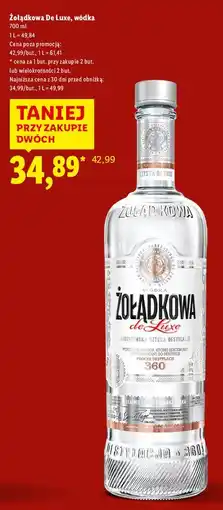 Lidl Wódka Żołądkowa Gorzka De Luxe oferta