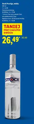 Lidl Wódka Stock Prestige oferta