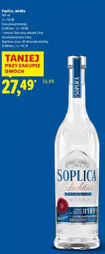 Lidl Wódka Soplica Szlachetna oferta