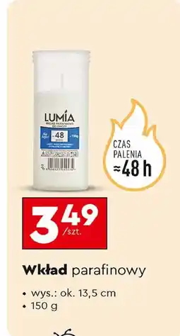 Biedronka Wkład parafinowy 48h 150 g Lumia oferta