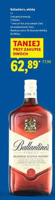 Lidl Whisky Ballantine's Finest oferta
