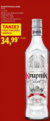 Lidl Wódka Krupnik Premium oferta